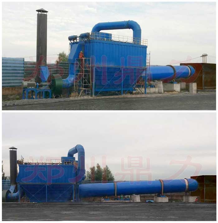 山西大同煤泥烘干設備安裝現場 山西大同煤泥烘干設備安裝現場