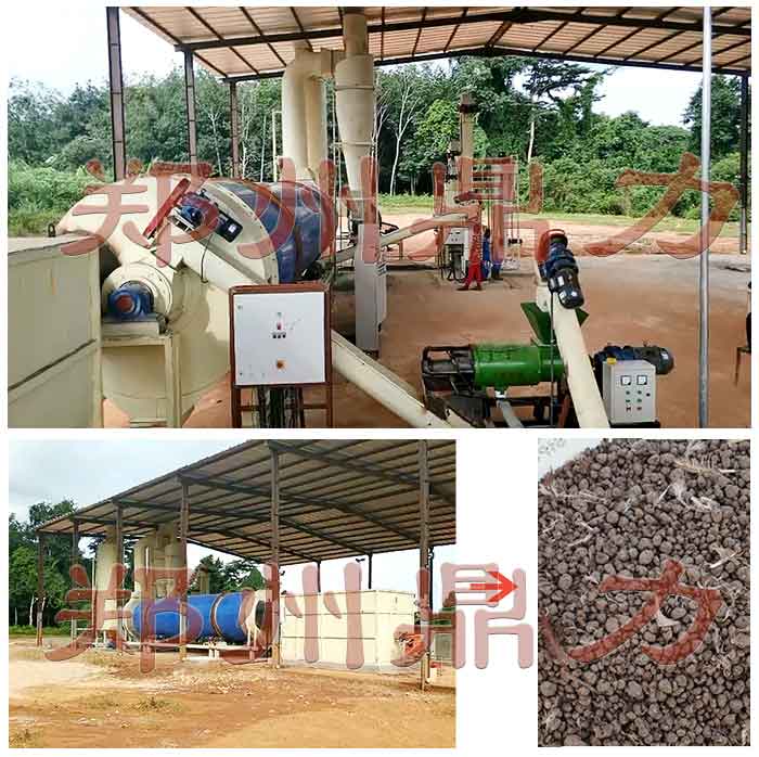 喜賀科特迪瓦有機肥烘干生產線已全面投入生產