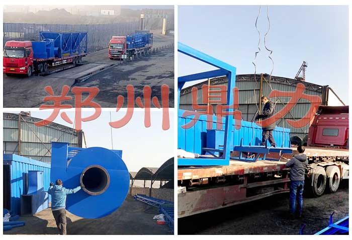 陜西神木煤泥烘干機現場