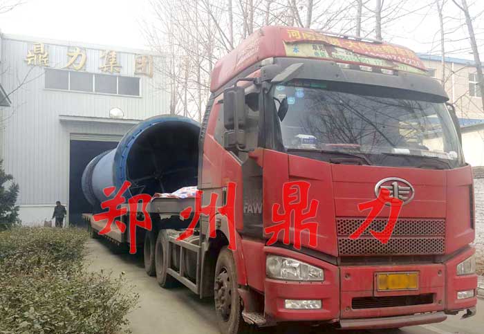 煤泥烘干機發貨現場